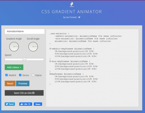 CSS】グラデーションの背景、文字、ボタン、animation、ジェネレイター